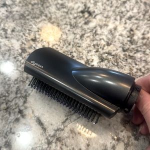 DYSON Air-wrap smoothing brush attachment with purple bristles - AUTHENTIC